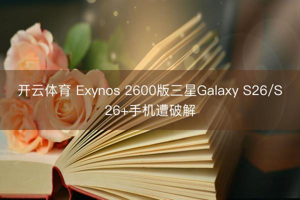 开云体育 Exynos 2600版三星Galaxy S26/S26+手机遭破解